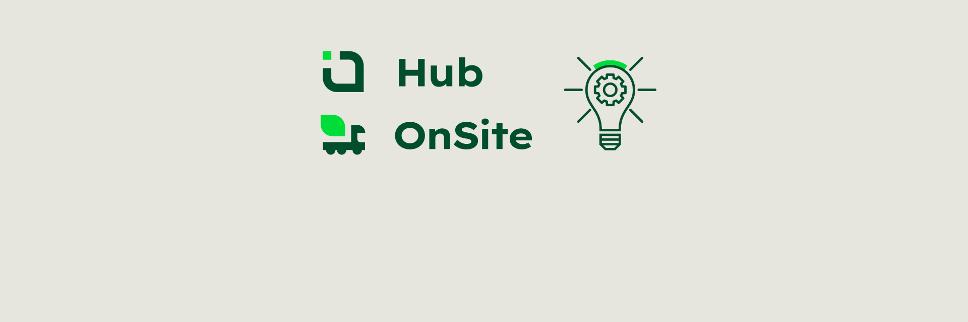 Om Hub och Onsite - nya digitala tjänster