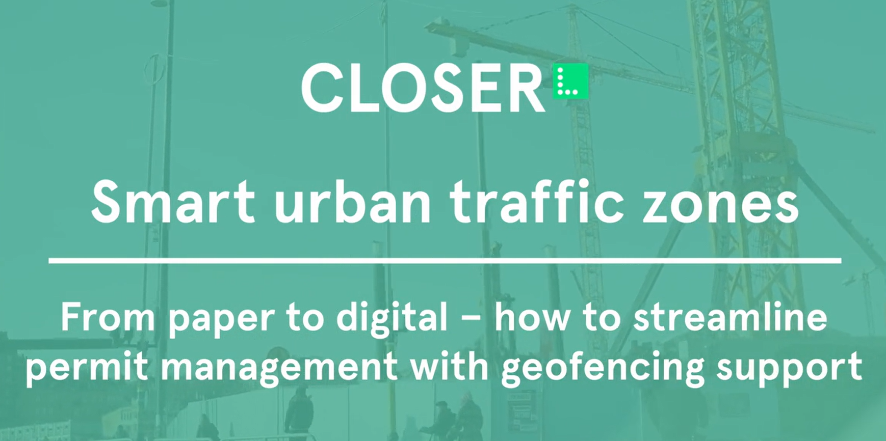 Video om smarta urbana trafikzoner.